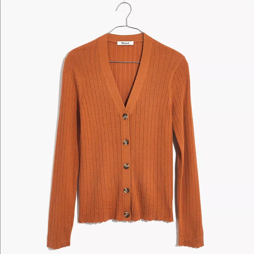 Madewell Ribbed Cardigan Sweater